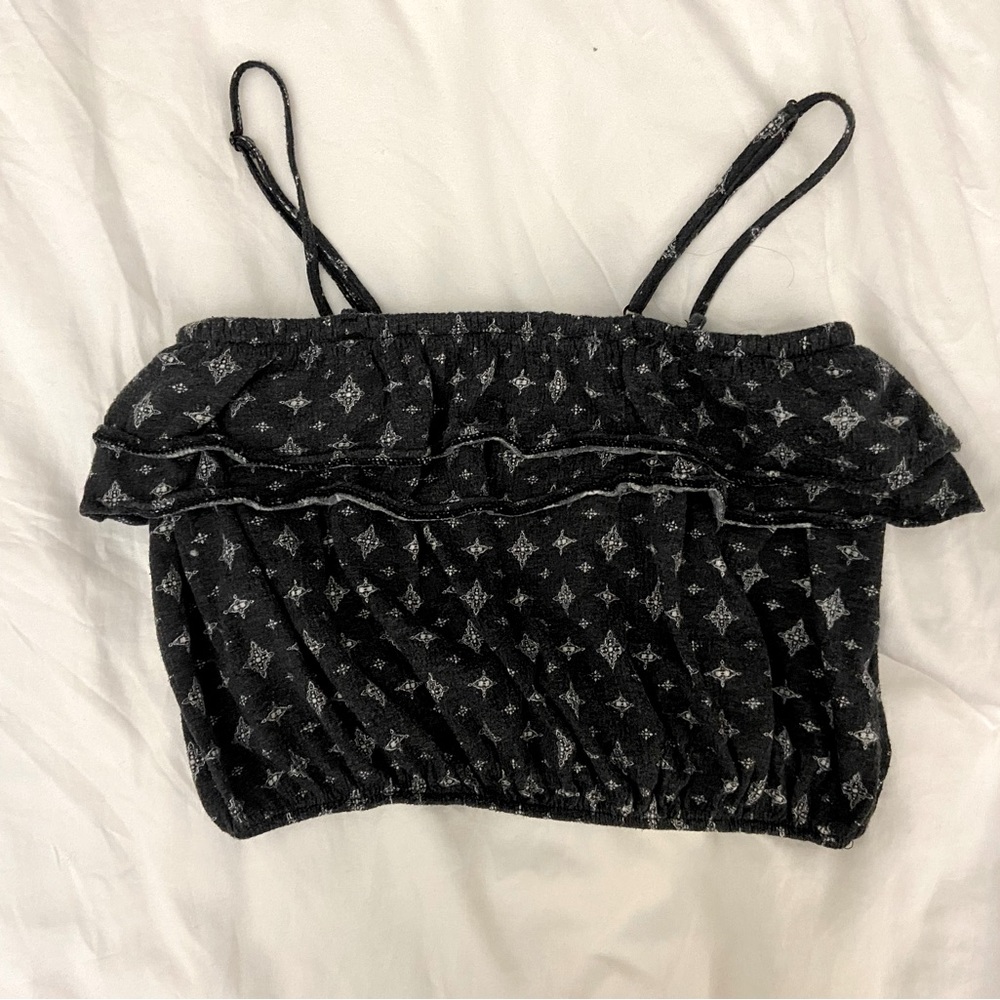 Grey Crop Top Size S